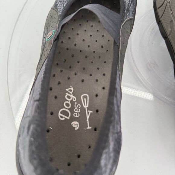 Bzees Women's Wish Slip On Size 9 Gray Black Camo Flats Wedge Casual Light Walk - Picture 11 of 15